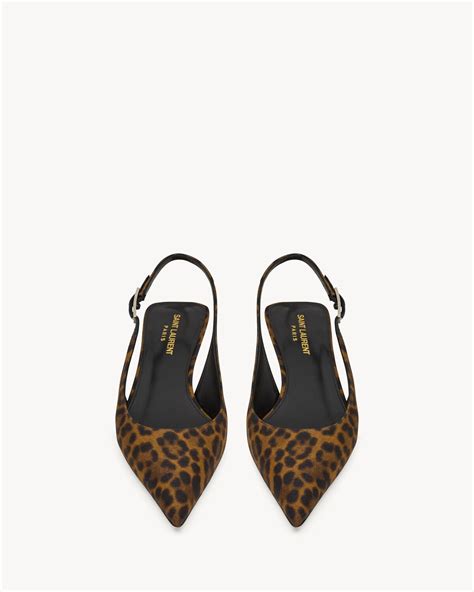 ysl pink leopard shoes|CHERISH slingback pumps in leopard grosgrain .